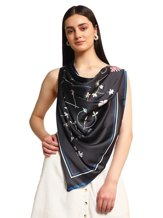Fashion American Crepe Scarves Export India